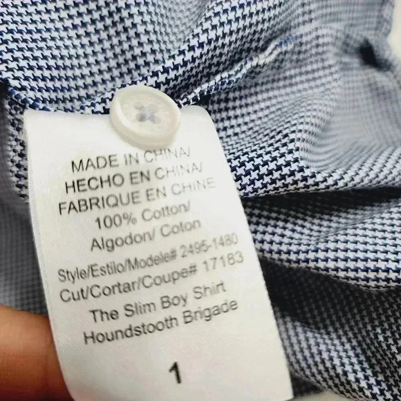 Current/Elliott Pattern Button down Long sleeve  Women's Dress Shirt Size 1/ S - Picture 6 of 7